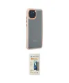 ieg™ Galaxy A03 Kılıf Eksen Doku Prime - Siyah 6D Mat Seramik Hayalet Nano Ekran Koruyucu