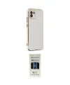 ieg™ Galaxy A03 Kılıf Yankı Serisi - Siyah 5D Hayalet Cam Ekran Koruyucu