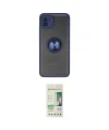 ieg™ Galaxy A03 Kılıf Yörünge Çizgi - Siyah 20D Premium Cam Ekran Koruyucu