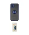 ieg™ Galaxy A03 Kılıf Yörünge Çizgi - Siyah 6D Mat Seramik Hayalet Nano Ekran Koruyucu