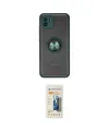 ieg™ Galaxy A03 Kılıf Yörünge Çizgi - Siyah 6D Mat Seramik Hayalet Nano Ekran Koruyucu
