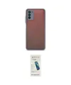 ieg™ Galaxy A03S Kılıf Ahenk Çizgi Serisi - Şeffaf Pasifik Cam Ekran Koruyucu