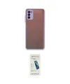 ieg™ Galaxy A03S Kılıf Ahenk Çizgi Serisi - Şeffaf Pasifik Cam Ekran Koruyucu