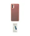 ieg™ Galaxy A03S Kılıf Ahenk Çizgi Serisi - Şeffaf Pasifik Cam Ekran Koruyucu