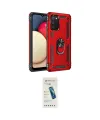 ieg™ Galaxy A03S Kılıf Ahenk Klasik Koleksiyonu - Şeffaf Pasifik Cam Ekran Koruyucu