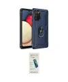 ieg™ Galaxy A03S Kılıf Ahenk Klasik Koleksiyonu - Şeffaf Pasifik Cam Ekran Koruyucu
