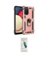 ieg™ Galaxy A03S Kılıf Ahenk Klasik Koleksiyonu - Şeffaf Pasifik Cam Ekran Koruyucu