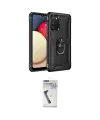 ieg™ Galaxy A03S Kılıf Ahenk Klasik Koleksiyonu - Şeffaf Uv Polymer Nano Ekran Koruyucu