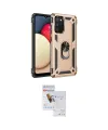 ieg™ Galaxy A03S Kılıf Ahenk Klasik Koleksiyonu - Siyah Seramik Nano Ekran Koruyucu