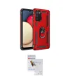 ieg™ Galaxy A03S Kılıf Ahenk Klasik Koleksiyonu - Siyah Seramik Nano Ekran Koruyucu