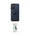 ieg™ Galaxy A03S Kılıf Ahenk Klasik - Şeffaf Pasifik Cam Ekran Koruyucu