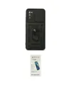 ieg™ Galaxy A03S Kılıf Ahenk Klasik - Şeffaf Pasifik Cam Ekran Koruyucu