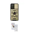 ieg™ Galaxy A03S Kılıf Ahenk Klasik - Siyah Seramik Nano Ekran Koruyucu