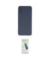 ieg™ Galaxy A03S Kılıf Ahenk Serisi - Şeffaf Pasifik Cam Ekran Koruyucu