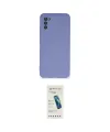 ieg™ Galaxy A03S Kılıf Ahenk Serisi - Şeffaf Pasifik Cam Ekran Koruyucu