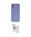 ieg™ Galaxy A03S Kılıf Ahenk Serisi - Siyah Seramik Nano Ekran Koruyucu