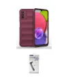 ieg™ Galaxy A03S Kılıf Atlas Koleksiyonu - Şeffaf Uv Polymer Nano Ekran Koruyucu