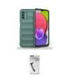 ieg™ Galaxy A03S Kılıf Atlas Koleksiyonu - Şeffaf Uv Polymer Nano Ekran Koruyucu