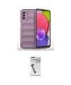 ieg™ Galaxy A03S Kılıf Atlas Koleksiyonu - Şeffaf Uv Polymer Nano Ekran Koruyucu