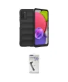ieg™ Galaxy A03S Kılıf Atlas Koleksiyonu - Şeffaf Uv Polymer Nano Ekran Koruyucu