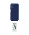 ieg™ Galaxy A03S Kılıf Çekirdek Modern Serisi - Şeffaf Pasifik Cam Ekran Koruyucu