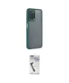 ieg™ Galaxy A03S Kılıf Eksen Doku Prime - Şeffaf Uv Polymer Nano Ekran Koruyucu