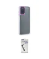 ieg™ Galaxy A03S Kılıf Eksen Doku Prime - Şeffaf Uv Polymer Nano Ekran Koruyucu
