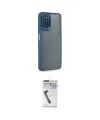 ieg™ Galaxy A03S Kılıf Eksen Doku Prime - Şeffaf Uv Polymer Nano Ekran Koruyucu