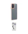 ieg™ Galaxy A03S Kılıf Eksen Doku Prime - Şeffaf Uv Polymer Nano Ekran Koruyucu