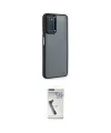 ieg™ Galaxy A03S Kılıf Eksen Doku Prime - Şeffaf Uv Polymer Nano Ekran Koruyucu