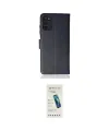 ieg™ Galaxy A03S Kılıf Siluet Işık Serisi - Şeffaf Pasifik Cam Ekran Koruyucu
