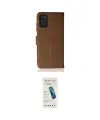 ieg™ Galaxy A03S Kılıf Siluet Işık Serisi - Şeffaf Pasifik Cam Ekran Koruyucu