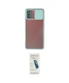 ieg™ Galaxy A03S Kılıf Vadi Çizgi - Şeffaf Pasifik Cam Ekran Koruyucu