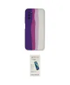 ieg™ Galaxy A03S Kılıf Yadigar Çizgi - Şeffaf Pasifik Cam Ekran Koruyucu