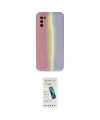 ieg™ Galaxy A03S Kılıf Yadigar Çizgi - Şeffaf Pasifik Cam Ekran Koruyucu