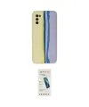 ieg™ Galaxy A03S Kılıf Yadigar Çizgi - Şeffaf Pasifik Cam Ekran Koruyucu