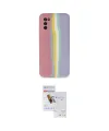 ieg™ Galaxy A03S Kılıf Yadigar Çizgi - Siyah Seramik Nano Ekran Koruyucu