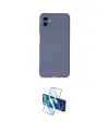 ieg™ Galaxy A04 Kılıf Ahenk Serisi - Siyah 3D Antistatik Cam Ekran Koruyucu