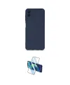 ieg™ Galaxy A04 Kılıf Ahenk Serisi - Siyah 3D Antistatik Cam Ekran Koruyucu