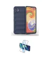 ieg™ Galaxy A04 Kılıf Atlas Koleksiyonu - Siyah 3D Antistatik Cam Ekran Koruyucu
