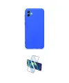 ieg™ Galaxy A04 Kılıf Kozmos Yansıma Özel Seri - Siyah 3D Antistatik Cam Ekran Koruyucu