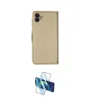 ieg™ Galaxy A04 Kılıf Siluet Işık Serisi - Siyah 3D Antistatik Cam Ekran Koruyucu
