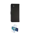 ieg™ Galaxy A04 Kılıf Siluet Işık Serisi - Siyah 3D Antistatik Cam Ekran Koruyucu