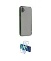 ieg™ Galaxy A04 Kılıf Vadi Minimal - Siyah 3D Antistatik Cam Ekran Koruyucu