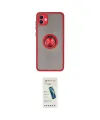 ieg™ Galaxy A04 Kılıf Yörünge Çizgi - Şeffaf Pasifik Cam Ekran Koruyucu