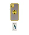 ieg™ Galaxy A04 Kılıf Yörünge Çizgi - Şeffaf Pasifik Cam Ekran Koruyucu