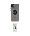 ieg™ Galaxy A04 Kılıf Yörünge Çizgi - Şeffaf Pasifik Cam Ekran Koruyucu