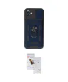 ieg™ Galaxy A04E Kılıf Ahenk Klasik - Siyah Seramik Nano Ekran Koruyucu