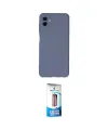ieg™ Galaxy A04E Kılıf Ahenk Serisi - Siyah 5D Eko Cam Ekran Koruyucu