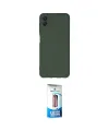 ieg™ Galaxy A04E Kılıf Ahenk Serisi - Siyah 5D Eko Cam Ekran Koruyucu